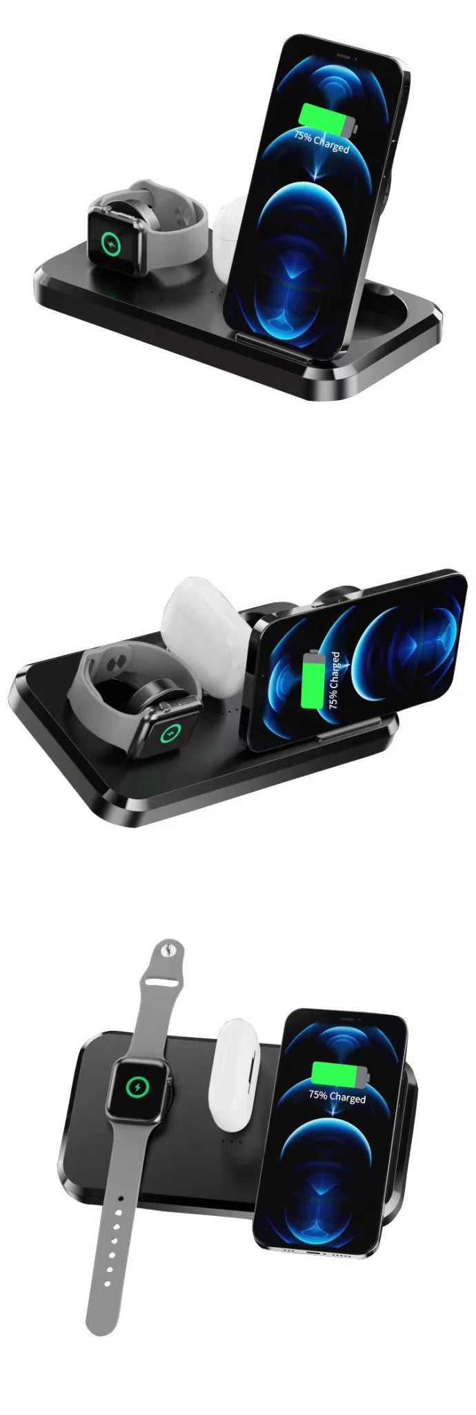 Wireless Charger For Iphone Fast (Multi-functional)