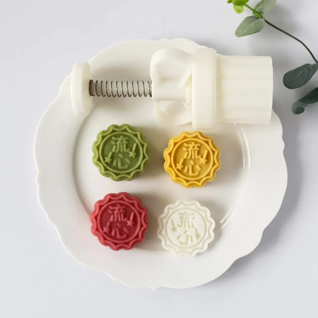 Floral Mooncake Mold Press