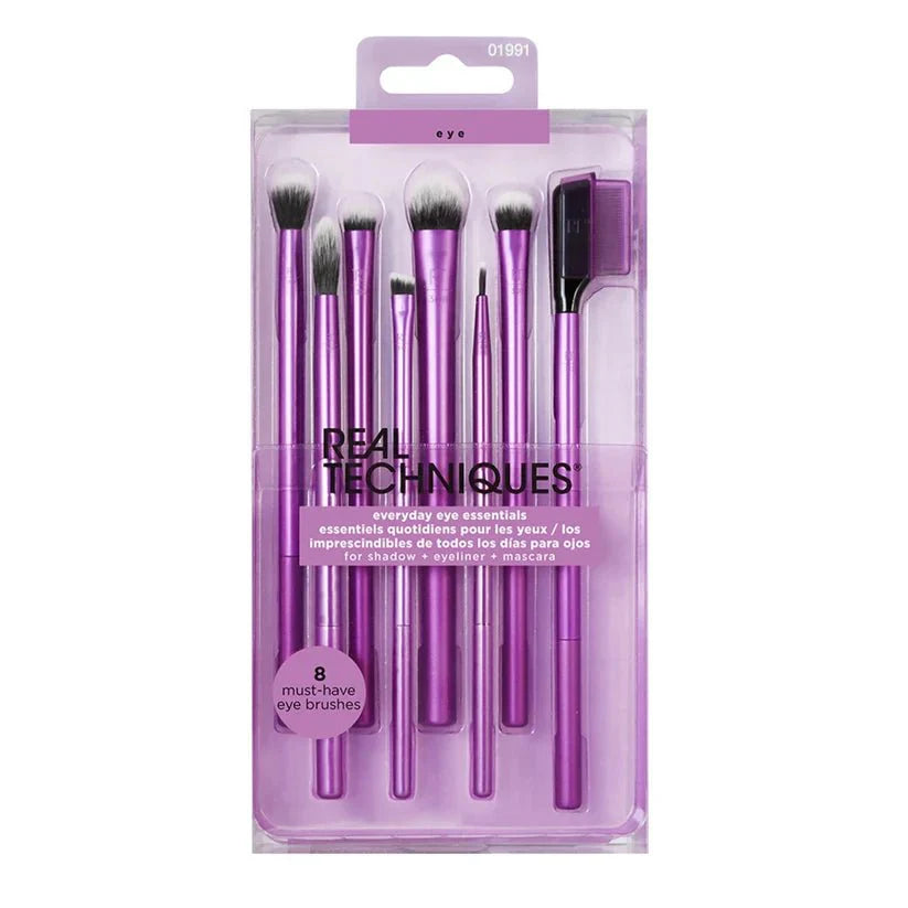 Real Techniques Everyday Eye Essentials (8-Piece Eye Brush Set)