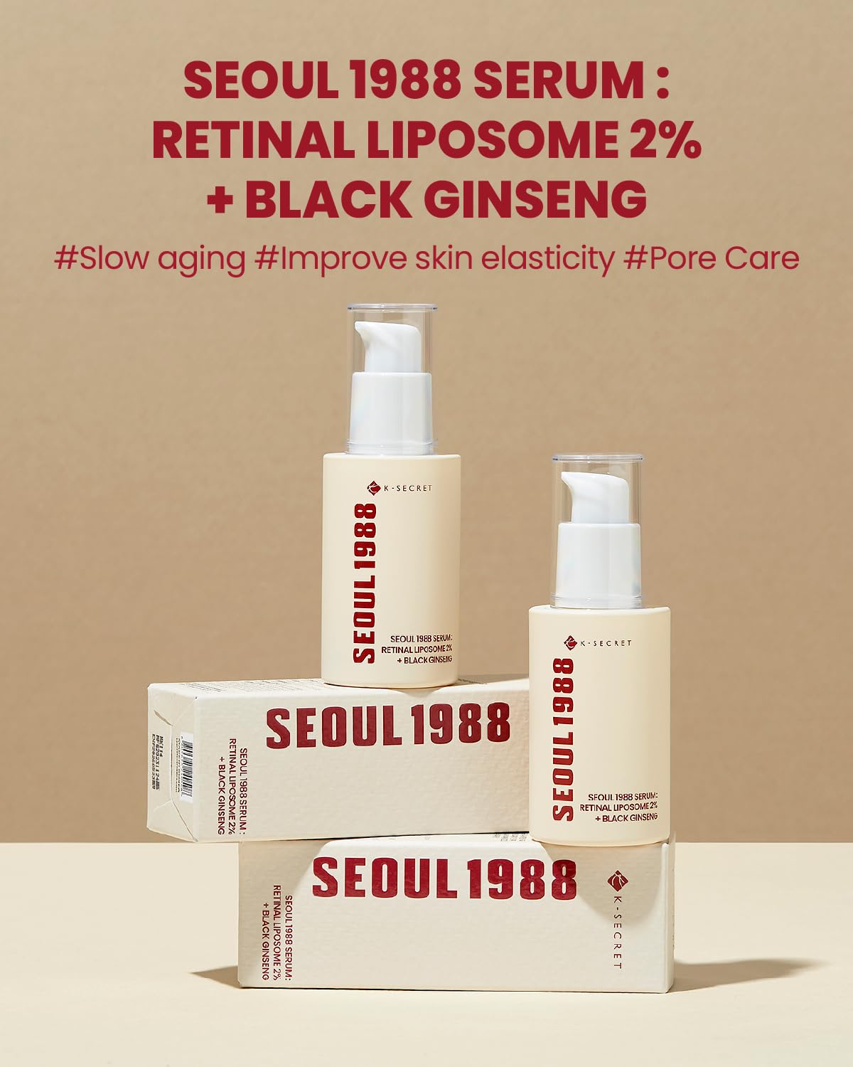 K-SECRET - SEOUL 1988 Cream: Retinal Liposome 1% + Fermented Rice (Original)