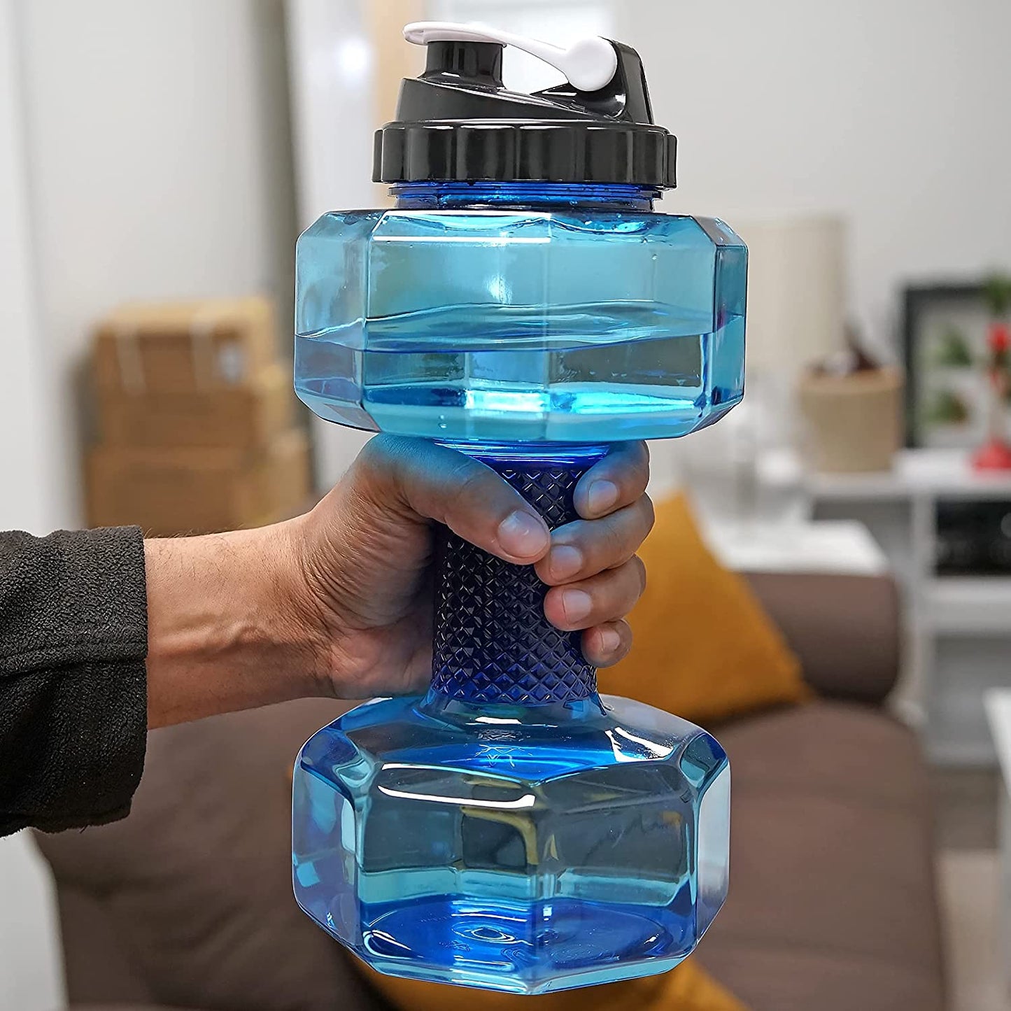 LORDEX - Dumbbell Shape Water Bottle