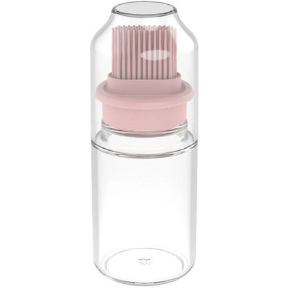 Portable Oil Bottle with Brush Silicone Barbecue Liquid BBQ Tool