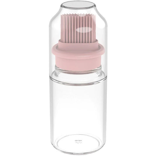 Portable Oil Bottle with Brush Silicone Barbecue Liquid BBQ Tool