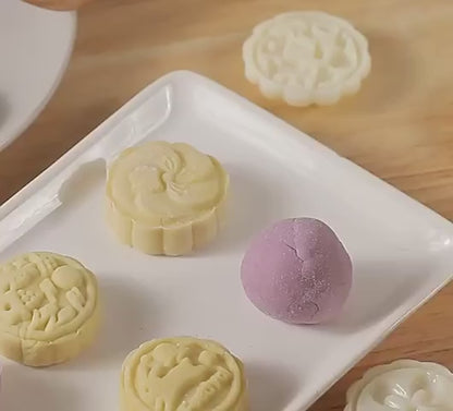Floral Mooncake Mold Press
