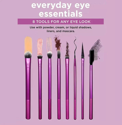 Real Techniques Everyday Eye Essentials (8-Piece Eye Brush Set)