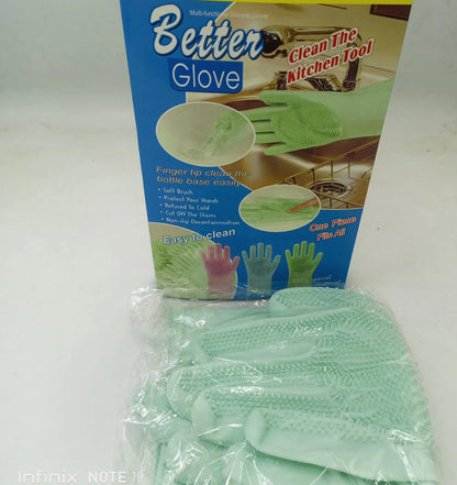 Silicone Cleaning Gloves