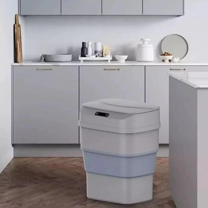 Smart Sensor Folding Infrared Trash Can